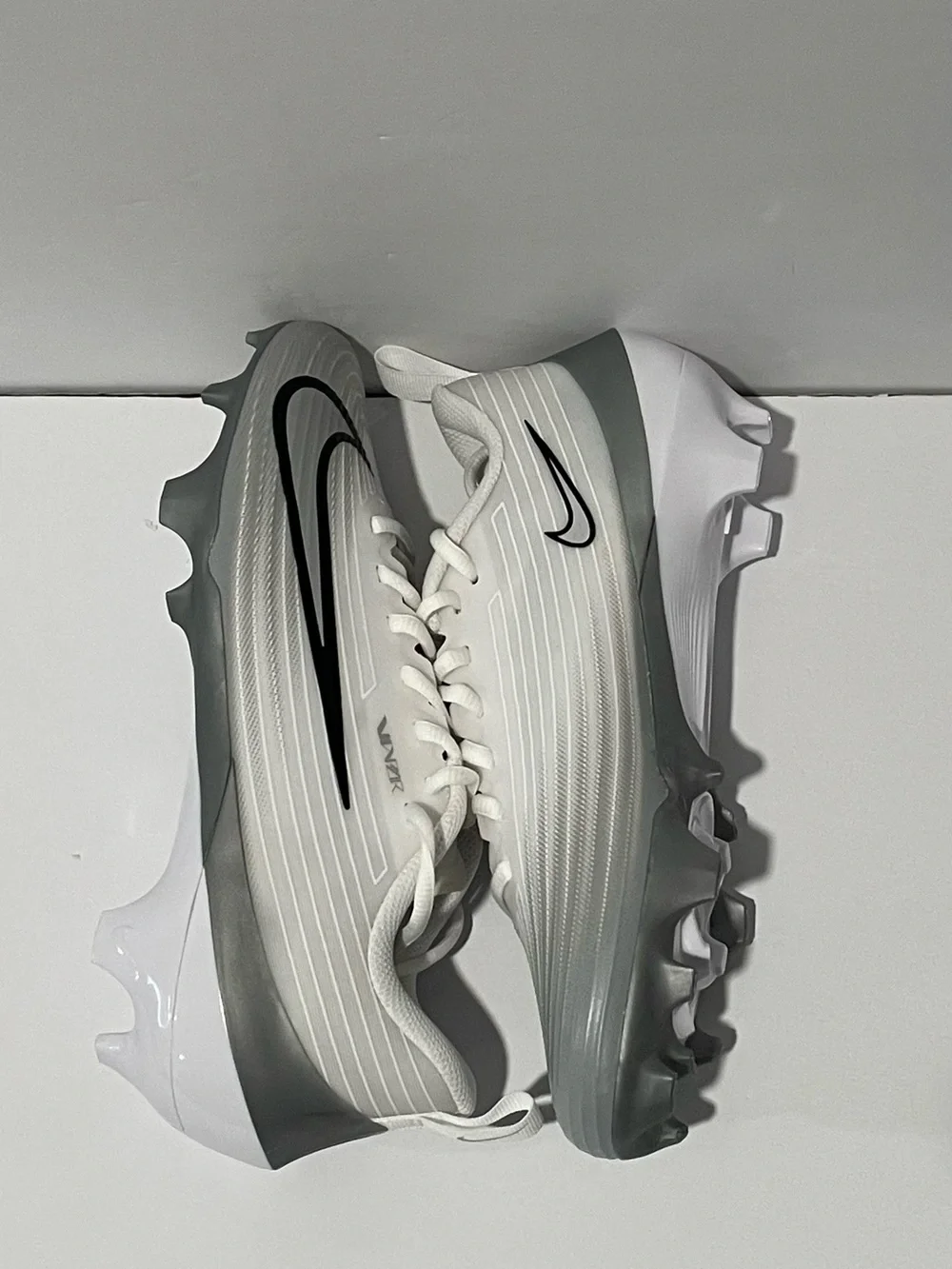 Nike Vapor Speed 3 Football Cleats 'White/Silver' (FB3303-100) Sz: 7.5